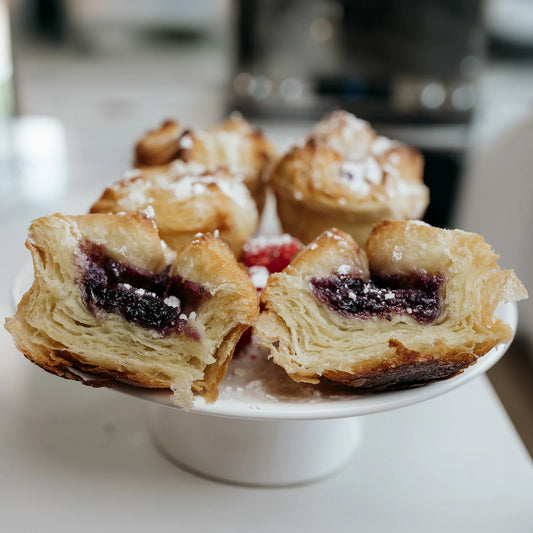Blueberry Cream Cheese Kouign Amann (3.5oz, 40/case)